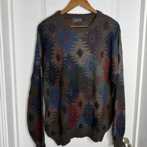 Peruvian Connection Multicolor Crewneck Sweater - Picture 3 of 8